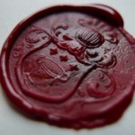 an old style wax seal