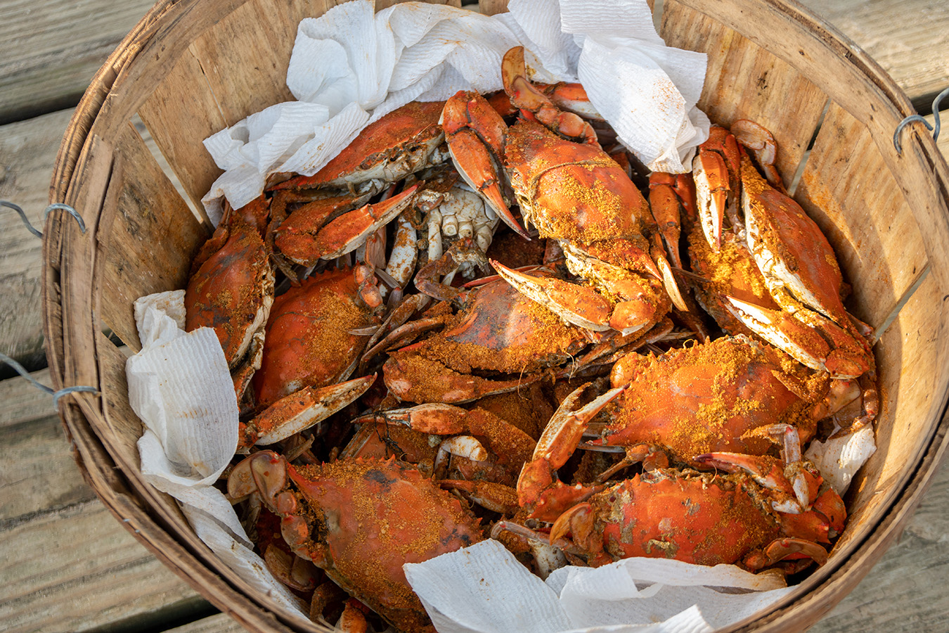 Basket of crabs