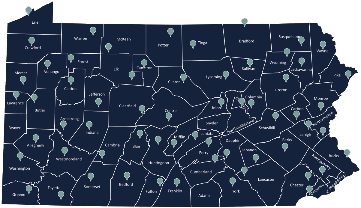 Liberty Trees Map